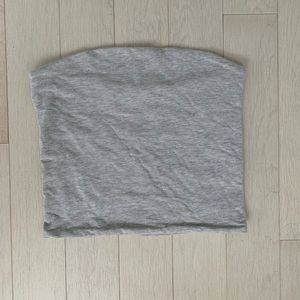 Brandy Melville Light Grey Tube Top